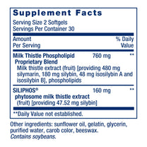 Life Extension Advanced Milk Thistle, 60 Softgels