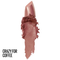 Maybelline Color Sensational Lipstick, Lip Makeup, Cream Finish, Hydrating Lipstick, Crazy for Coffee, Nude Pink ,1 Count