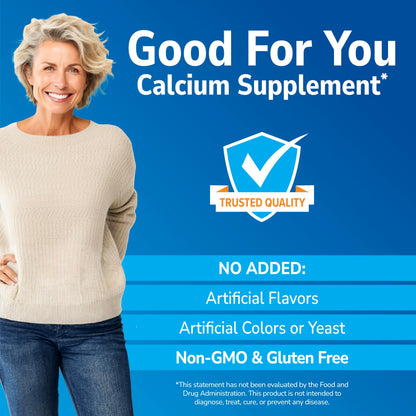 21st Century Calcium Citrate Plus D3 Maximum - 630 mg Calcium, Bone Health Support, Easily Absorbable, Gluten Free, Non-GMO, Compare to Citracal +D3, 400 Tablets