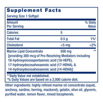 Life Extension Pro-Resolving Mediators, 18-HEPE, 17-HDHA, 14-HDHA, Supports The Body’s Natural Post-inflammatory Response, Gluten Free, Non-GMO, 30 softgels