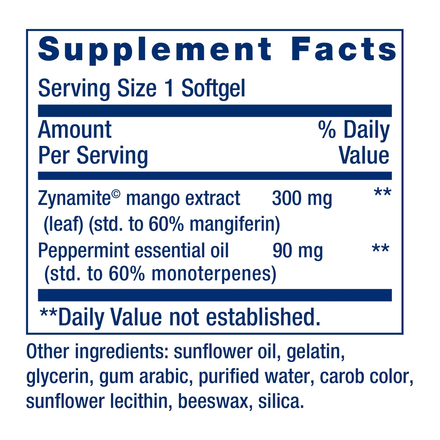 Life Extension Brain Fog Relief, Mango Leaf Extract, standardized Peppermint Oil, nootropic Brain Supplement for Clarity and Focus, Fast-Acting, Caffeine-Free, Gluten Free, Non-GMO, 30 softgels