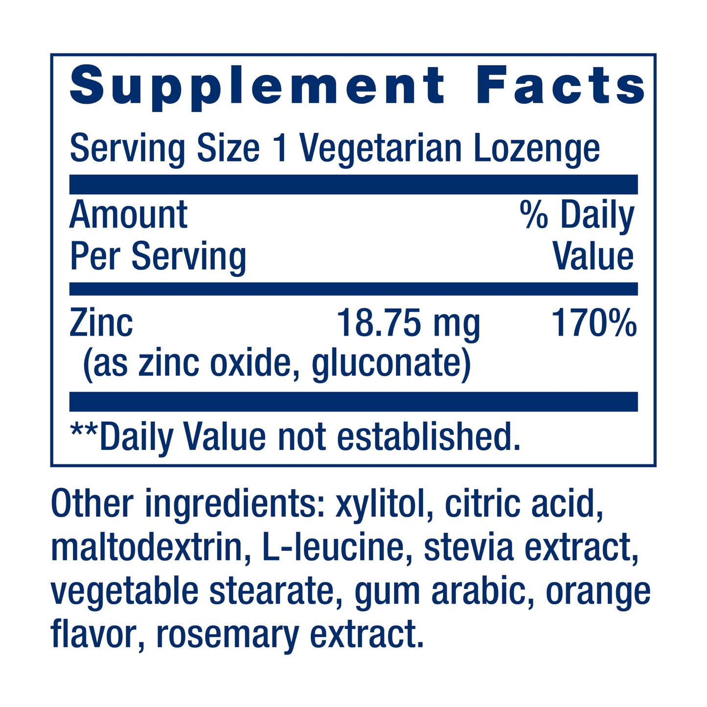 Life Extension Zinc Lozenges – Citrus-Orange Flavor – for Healthy Protein Synthesis & Immune Health - Inflammation Management Supplement - Gluten-Free, Non-GMO – 60 Vegetarian Lozenges