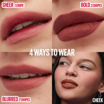 MAYBELLINE Super Stay Teddy Lip Tint, Long Lasting Matte Lipstick For Up To 12HR Wear, Baby Tee, 1 Count