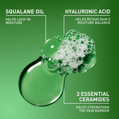 CeraVe Hydrating Foaming Oil Facial Cleanser with Hyaluronic Acid, 8oz