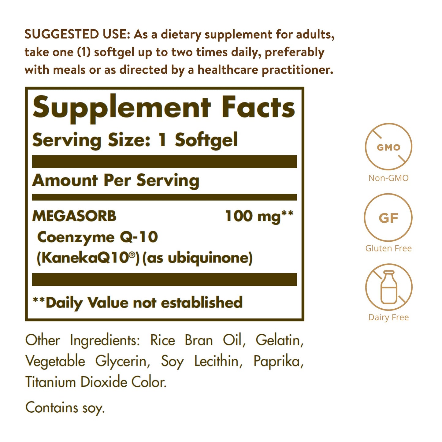 Solgar Megasorb CoQ-10 100 mg, 90 Softgels - Supports Healthy Aging