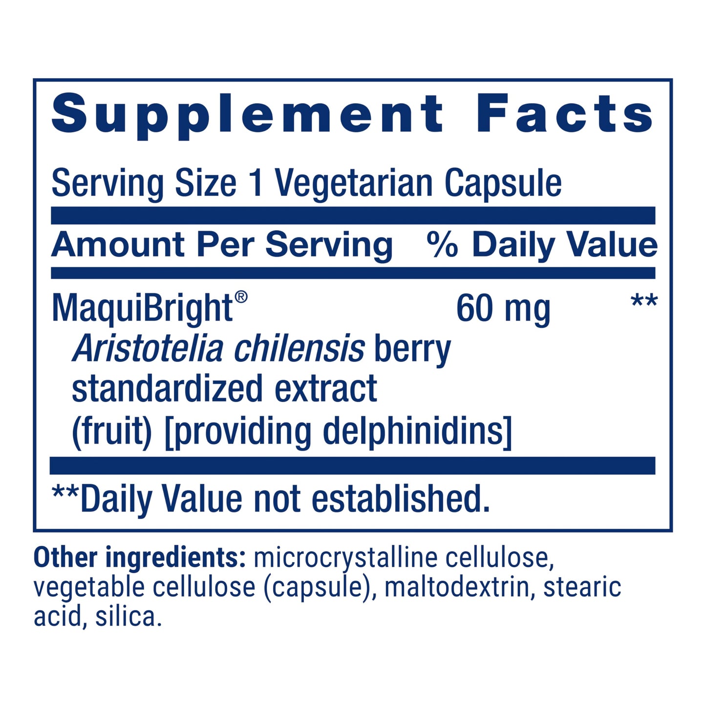 Life Extension Tear Support with MaquiBright®, 60 mg, maqui berry extract for dry eyes, supports eye health, encourages tear production, gluten-free, non-GMO, 1 daily, vegetarian, 30 Count (Pack of 1)