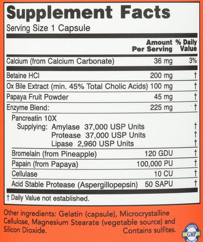 Now Foods Super Enzymes - 90 Capsules