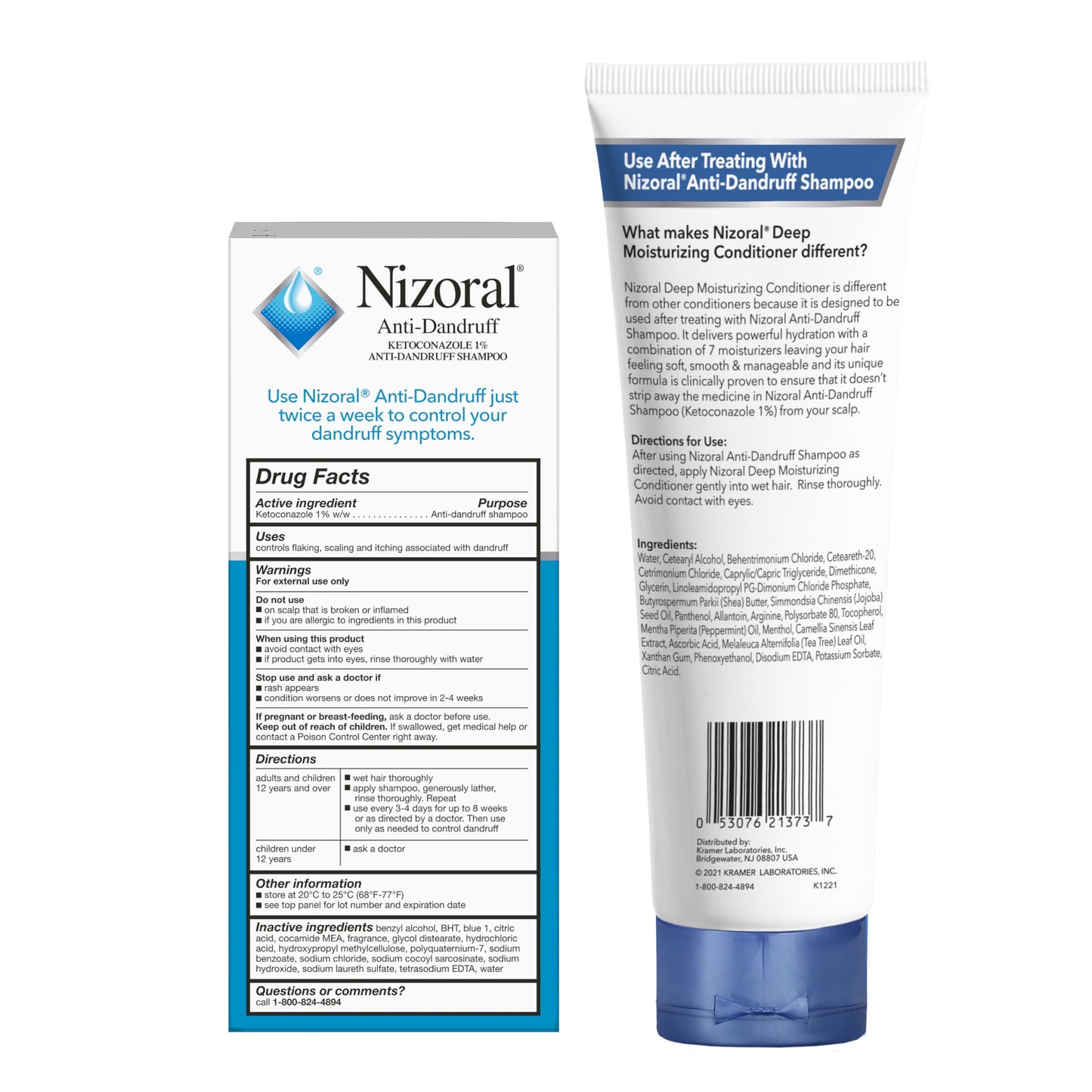 Nizoral 7 Oz Shampoo + 9.4 Oz Conditioner Bundle