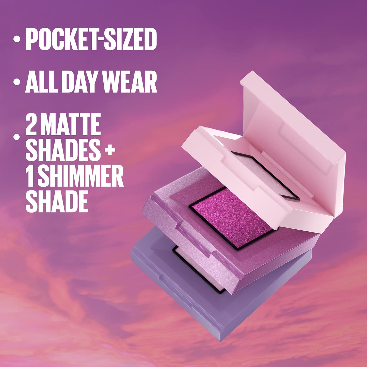 Maybelline New York Shadow Blocks Shadow Blocks Eyeshadow Palette, Stacked Eye Shadow Trio, West 4th & Perry St, 0.08 oz