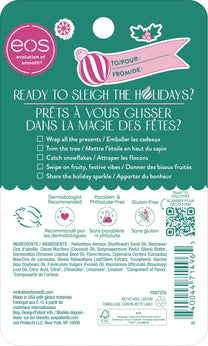 eos Holiday Lip Balm Sticks, Sugar Plum Spritz & Candy Apple, Limited Edition Lip Care, Stocking Stuffers, Natural Shea Butter, 0.14 oz, 2-pack