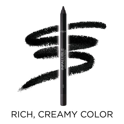 L'Oreal Paris Makeup Infallible Pro-Last Pencil Eyeliner, Waterproof and Smudge-Resistant, Glides on Easily to Create any Look, Burgundy, 0.042 oz.