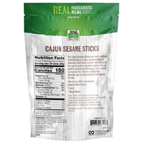 NOW Foods, Cajun Sesame Sticks, Product of the USA, No Preservatives, Additives or Hydrogenated Oils, Delicious Spicy Cajun Flavor, Certified Non-GMO, 9-Ounce (Packaging May Vary)