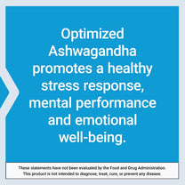 Life Extension Optimized Ashwagandha - Stress Management Supplement for a Healthy Stress Response, Focus, Memory, Stress Relief - Vegetarian, Gluten-Free, Non-GMO, 60 Capsules