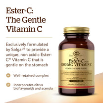 Solgar Ester-C Plus 1000 mg Vitamin C 50 Capsules