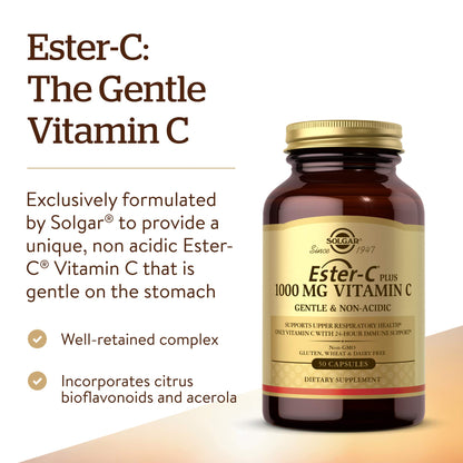 Solgar Ester-C Plus 1000 mg Vitamin C 50 Capsules