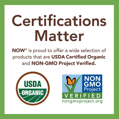 NOW Foods, Organic Cocoa Lovers™ Slender Hot Cocoa, No Sugar Added, Certified Non-GMO, Kosher, 10-Ounce