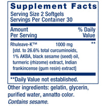 Life Extension Fast Acting Relief, Black Sesame Seeds, Turmeric, Boswellia, Joint Support Supplement, Quick Relief for discomfort in Bones, Joints & Muscles, Gluten-Free, Non-GMO, 60 softgels
