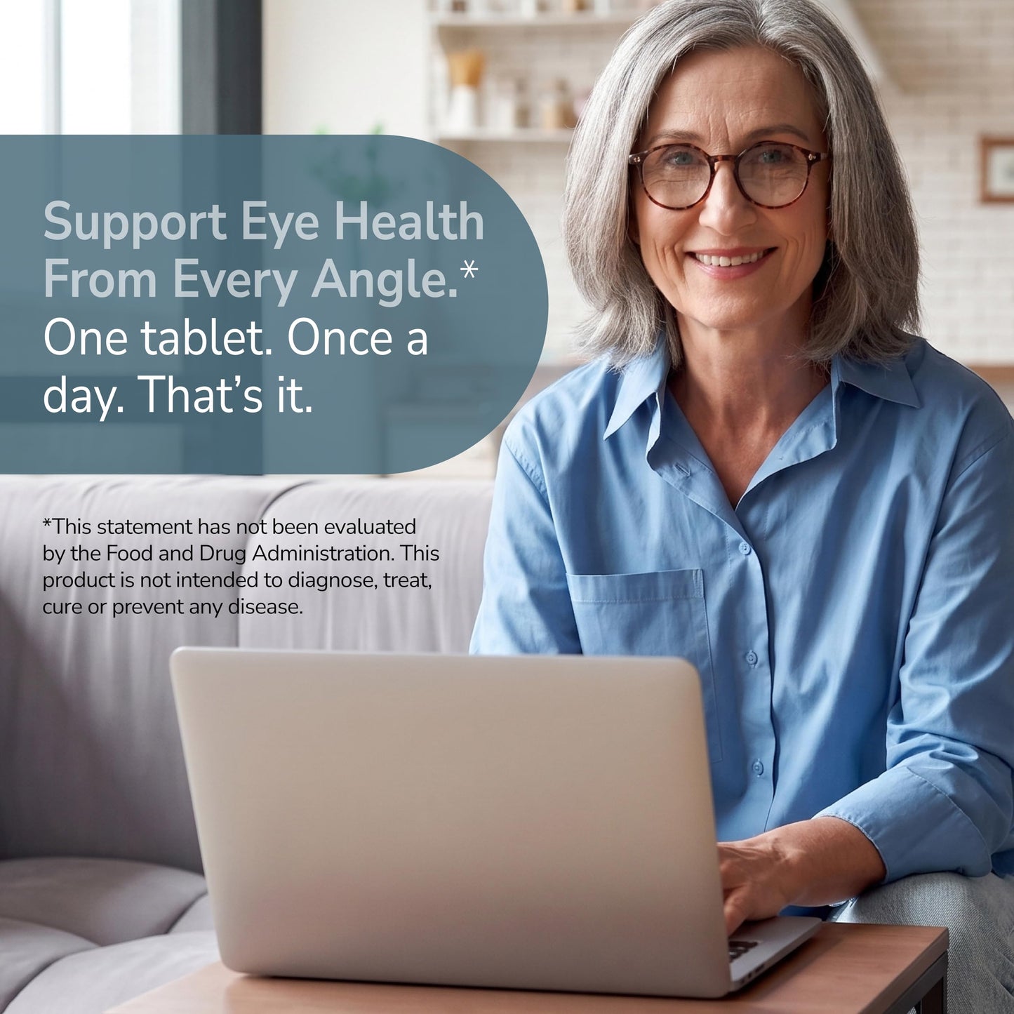 21st Century Healthy Eyes with Lutein Vision Support Tablets, 60 Count