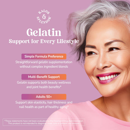 21st Century Gelatin 600mg Capsules for Hair, Skin & Nails, 100 Count