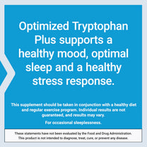 Life Extension Optimized Tryptophan Plus 1000mg - L-Tryptophan Supplement with Niacin and L-Lysine for Healthy Sleep & Stress Response – Gluten-Free, Non-GMO, Vegetarian - 90 Capsules