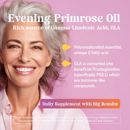 21st Century Evening Primrose Oil 1000mg Softgels, Women's Health, 60ct