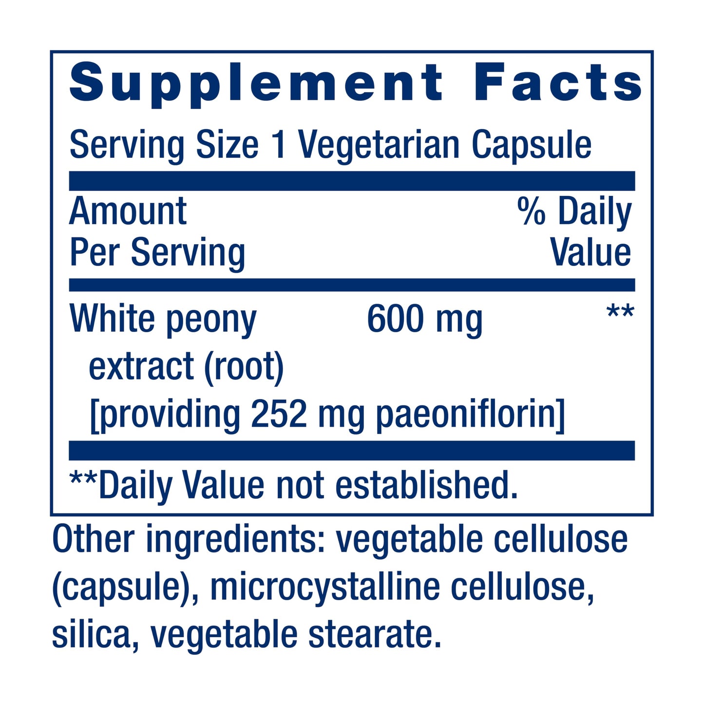 Life Extension Peony Immune, 60 Capsules