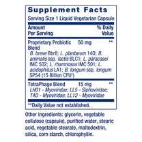 Life Extension FLORASSIST GI with Phage Technology, Digestive Health, probiotic Support, Nutrient Absorption, 7 probiotic strains, bacteriophage Blend, 90 Liquid Vegetarian Capsules