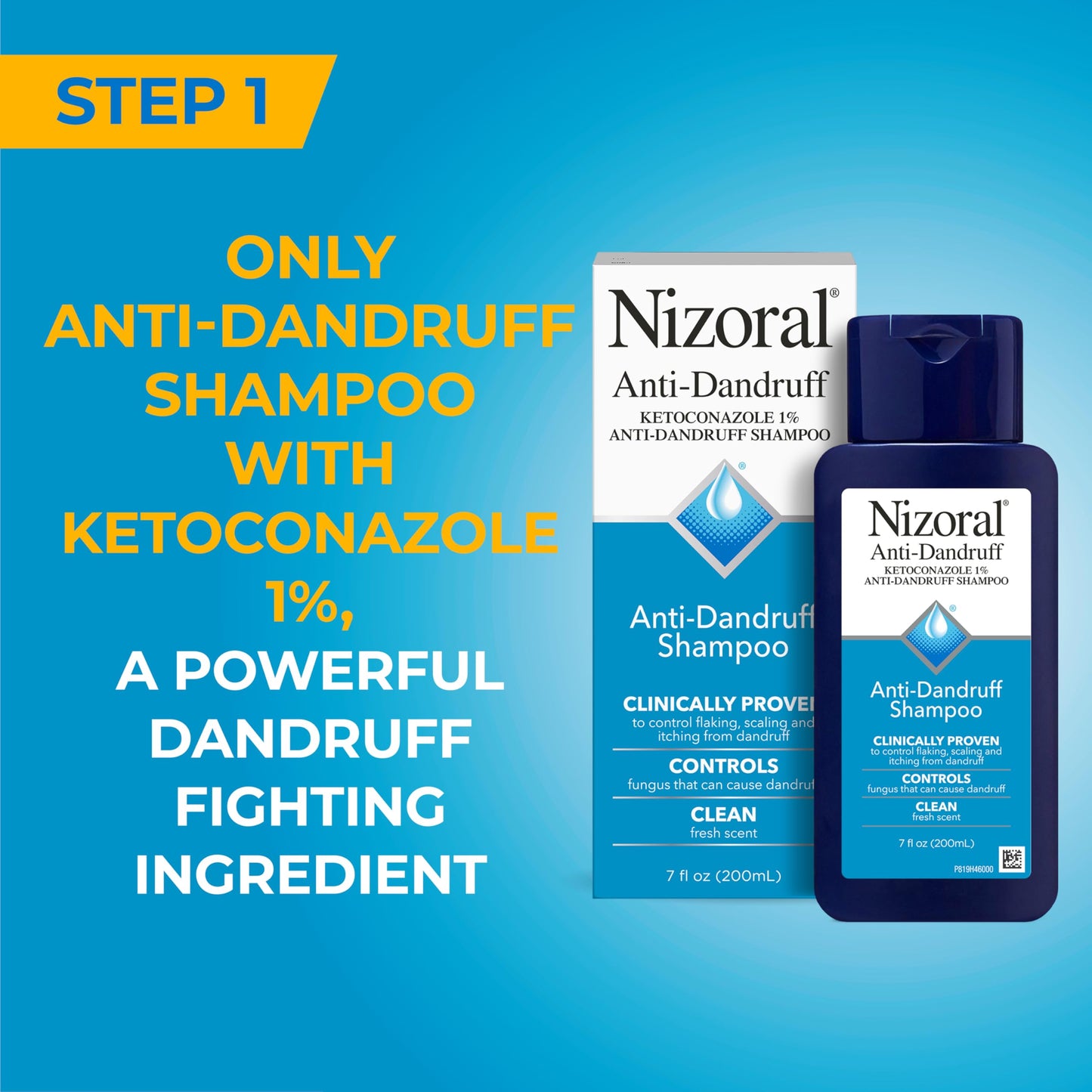 Nizoral 7 Oz Shampoo + 9.4 Oz Conditioner Bundle