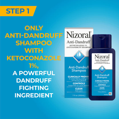 Nizoral 7 Oz Shampoo + 9.4 Oz Conditioner Bundle