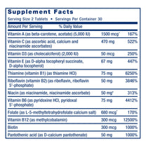 Life Extension Two-Per-Day Multivitamin – Daily Dose of Vitamins & Minerals for Men and Women - Complete Essential Vitamin Supplement for Energy, Health – Gluten-Free – Non-GMO – 60 Tablets