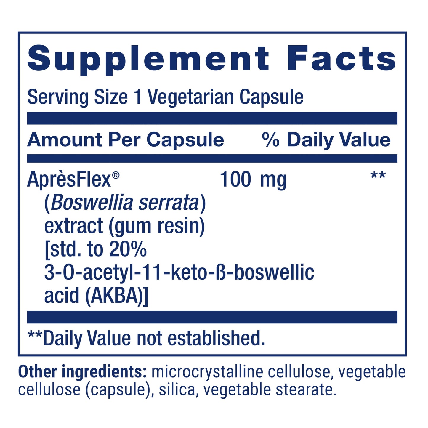 Life Extension Boswellia, standardized Boswellia serrata Extract, Promotes Joint, Cell & arterial Health, Gluten-Free, Non-GMO, Vegetarian, 60 Capsules