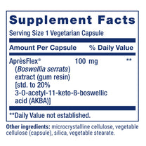 Life Extension Boswellia, standardized Boswellia serrata Extract, Promotes Joint, Cell & arterial Health, Gluten-Free, Non-GMO, Vegetarian, 60 Capsules