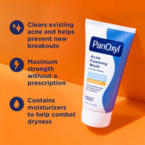 PanOxyl Acne Foaming Wash, 10% Benzoyl Peroxide, 5.5 oz, Pack of 2