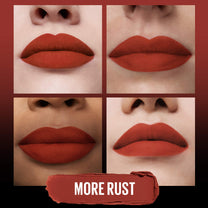 Maybelline Color Sensational Ultimatte Matte Lipstick, Non-Drying, Intense Color Pigment, More Rust, Rusty Red, 1 Count