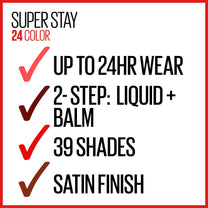 Maybelline SuperStay 24, 2-Step Liquid Lipstick, Absolute Taupe