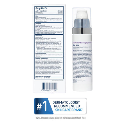CeraVe Day Cream, Anti-Aging Retinol Face Moisturizer with SPF 30, 1.76oz