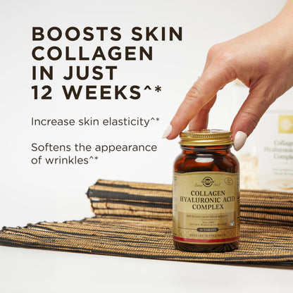 Solgar Collagen Hyaluronic Acid Complex, 30 Tablets - Hydrolyzed Type 2
