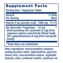 Life Extension Vitamin C and Bio-Quercetin®, Cardiovascular Health Supplement, Immune Support, Highly absorbable, quercetin, Vitamin C, Gluten Free, Non-GMO, Vegetarian, 60 Tablets