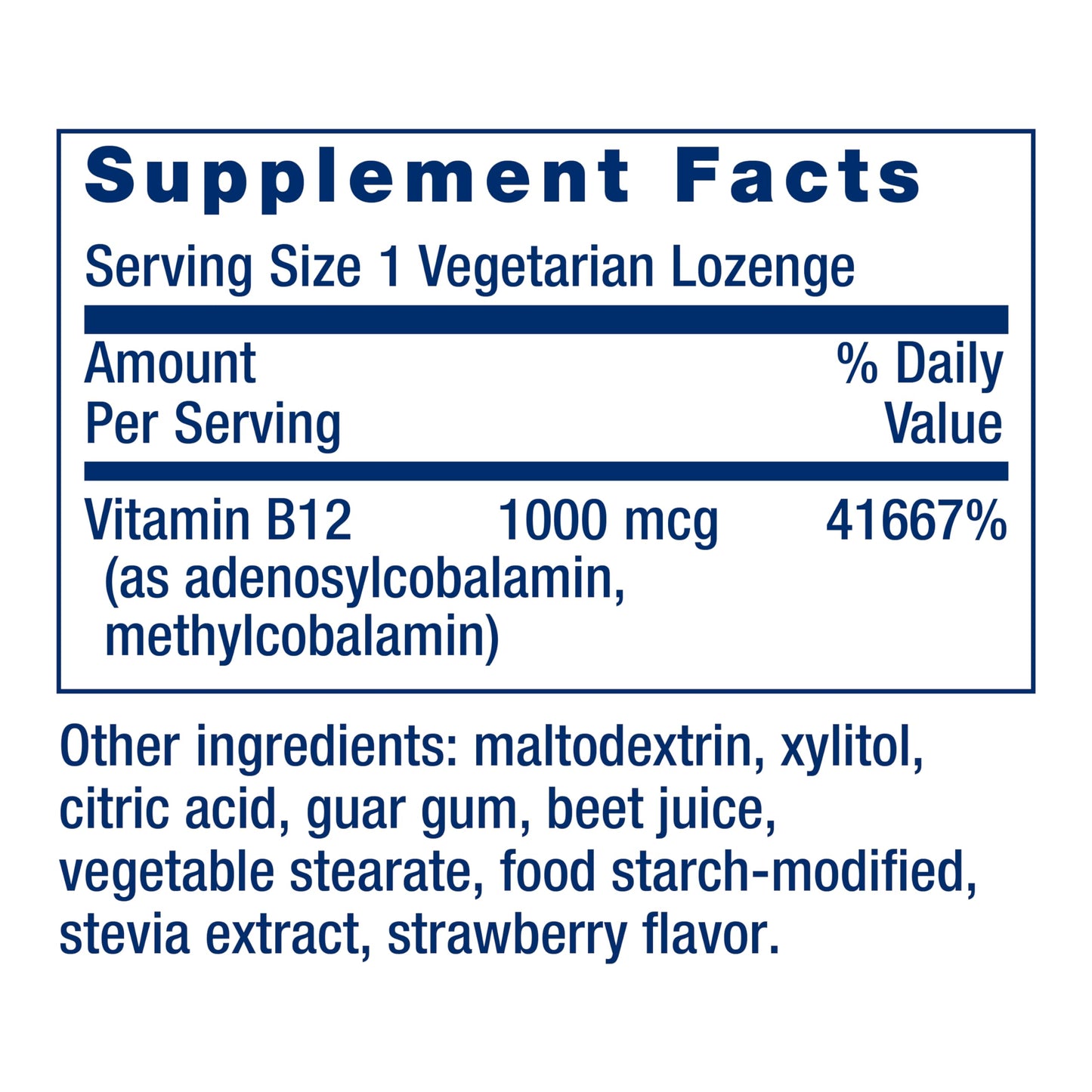 Life Extension B12 Elite, adenosylcobalamin, methylcobalamin, Two Active Forms for Brain Health & Dopamine Production, Non-GMO, Gluten-Free, Vegetarian, 60 lozenges