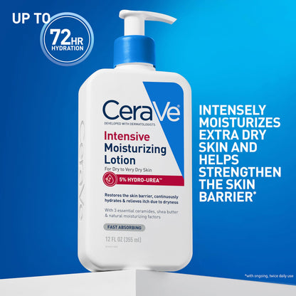 CeraVe Intensive Moisturizing Lotion, Shea Butter Body Lotion, 8oz