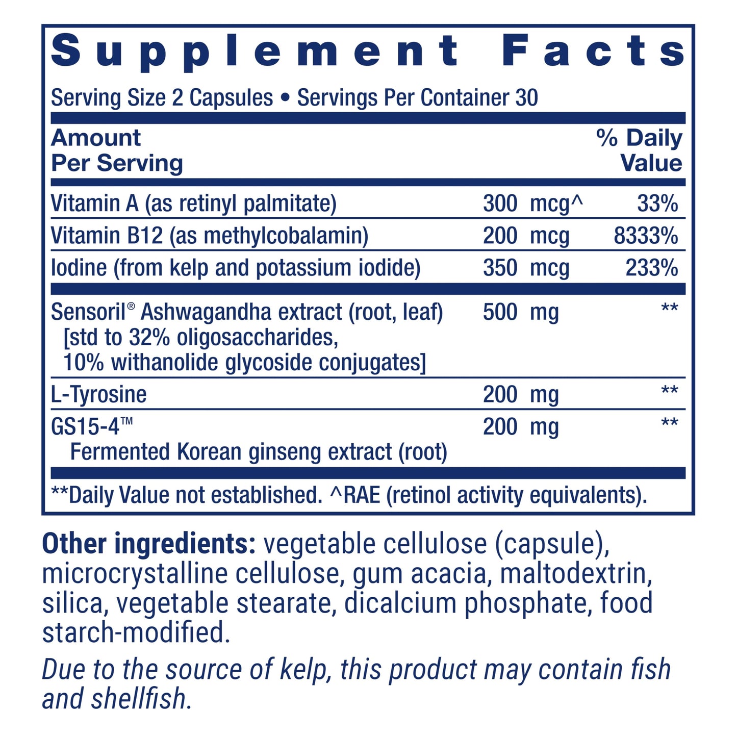 Life Extension Thyroid Support Complex, 60 Capsules