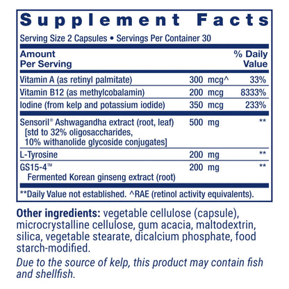 Life Extension Thyroid Support Complex, 60 Capsules