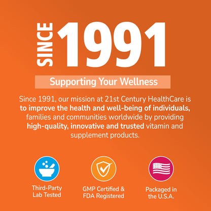 21st Century One Daily Women's Multivitamin Tablets, 100 Count