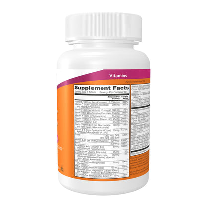 NOW Foods Supplements, Eve™ Women's Multivitamin with Cranberry, Alpha Lipoic Acid and CoQ10, plus Superfruits - Pomegranate, Acai & Mangosteen, 90 Tablets