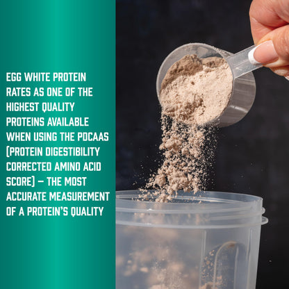 NOW Foods Sports Nutrition, Egg White Protein, 16 g With BCAAs, Unflavored Powder, 1.2-Pound