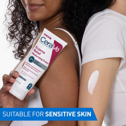 CeraVe Eczema Relief Moisturizing Cream, Shea Butter Dry Skin Lotion, 8oz