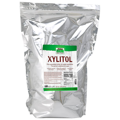 NOW Foods, Xylitol, Pure with No Added Ingredients, Keto-Friendly, Low Glycemic Impact, Low Calorie, 15-Pound (Packaging May Vary)