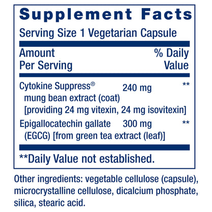 Life Extension Cytokine Suppress with EGCG, 30 Count