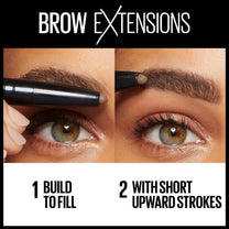Maybelline Brow Extensions Fiber Pomade Crayon Eyebrow Makeup, Blonde, 1 Count