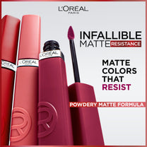 L'Oreal Paris Infallible Matte Resistance Liquid Lipstick, up to 16 Hour Wear, Major Crush 120, 0.16 Fl Oz